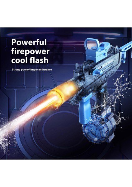 Yaz Su Oyunu Elektrikli Su Tabancası Çocuk Oyuncakları Otomatik Püskürtme Sürekli Yüksek Basınçlı Güçlü Çekim Uzun Menzilli (Yurt Dışından) fiyatları