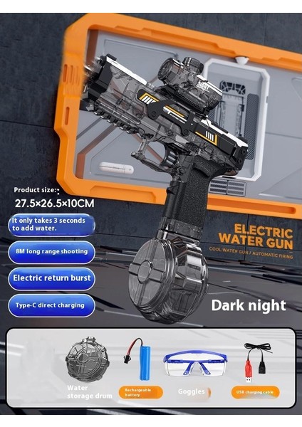 Çocukların Yeni Elektrikli Su Tabancası Yüksek Basınçlı Sürekli Büyük Kapasiteli Su Tabancası Oyuncakları (Yurt Dışından)