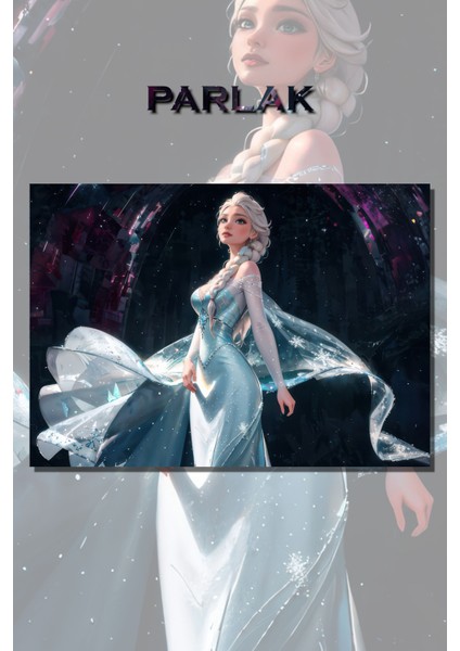 Karlar Ülkesi, Frozen Animasyon Poster - Duvar Kağıdı Yüksek Kalite Baskı