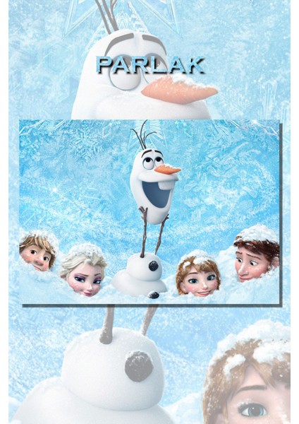 Karlar Ülkesi, Frozen Animasyon Poster - Duvar Kağıdı Yüksek Kalite Baskı