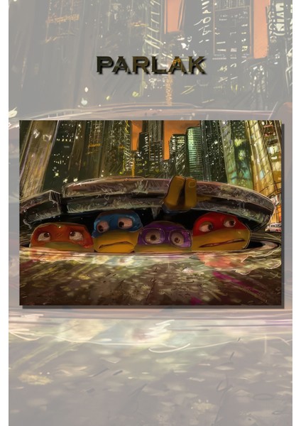 Ninja Kaplumbağalar Animasyon, Film, Çizgi Poster - Duvar Kağıdı Yüksek Kalite Baskı