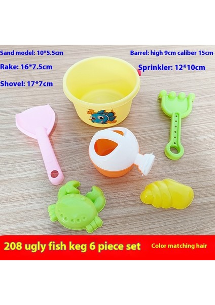 Çocuk Plaj Oyuncakları Kova Kombinasyon Seti Kazma Kum Oyunu Kum Kazma Toprak Oyunu Kar Su Oyun Araçları Kürek Plastik Kova (Yurt Dışından)