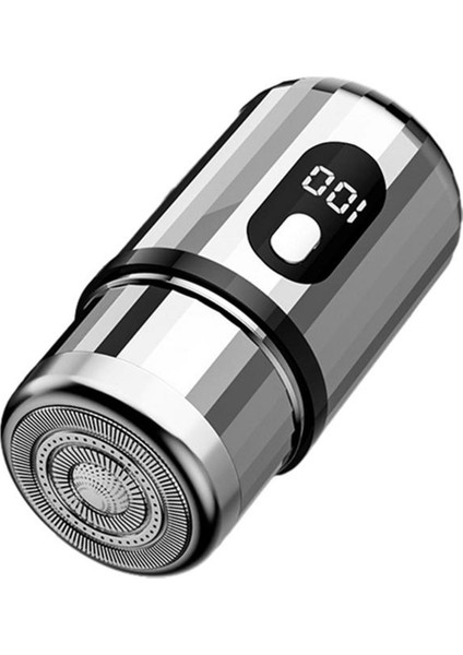 Mini Elektrikli Tıraş Makinesi Taşınabilir USB Şarj Edilebilir Tıraş Makinesi Cep Seyahat Tıraş Makinesi Yıkanabilir Taşınabilir Kablosuz Düzeltici Gümüş (Yurt Dışından)