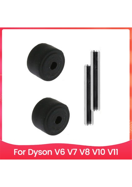 2 Adet Akslar ve Silindir Kafaları Küçük Mil Tekerlekleri Dyson V6 V7 V8 V10 V11 Elektrikli Süpürge Parçaları Için Yedek (Yurt Dışından)