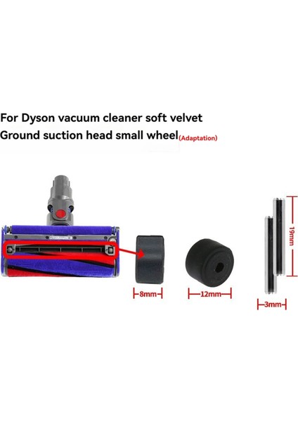 2 Adet Akslar ve Silindir Kafaları Küçük Mil Tekerlekleri Dyson V6 V7 V8 V10 V11 Elektrikli Süpürge Parçaları Için Yedek (Yurt Dışından) indirimleri