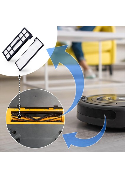 Eufy X10 Pro Omni Robot Süpürge Yedek Parçaları Için Hepa Filtre Değişimi (Yurt Dışından) indirimleri