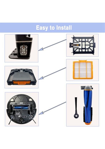 Shark AV2501AE AV2502AE Elektrikli Süpürge Aksesuarları Yedek Parçaları Için 16 Adet Silindir Yan Fırça ve Filtre Değişimi (Yurt Dışından) fiyatları