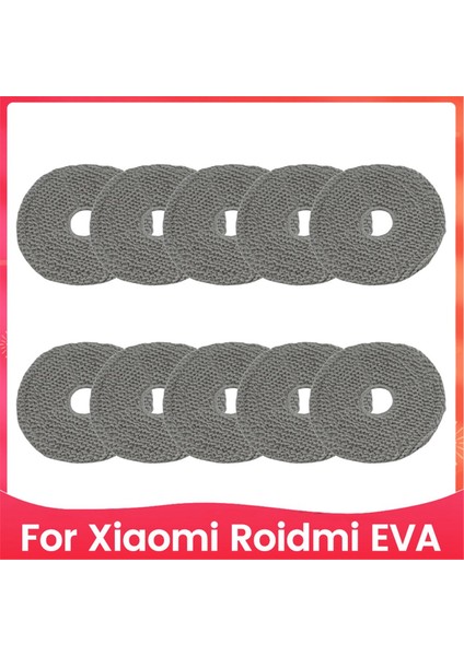 Xiaomi Roidmi Eva Robot Süpürge Için 10 Adet Paspas Bezi Paspas Bezi Yedek Parçaları (Yurt Dışından)