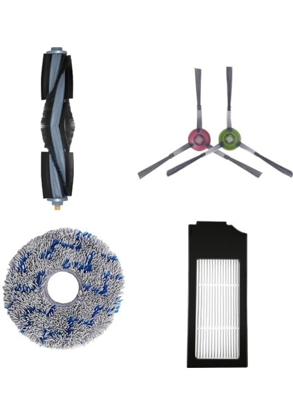 Ana Yan Fırça Filtre Pedleri Ecovacs For Deebot X1, Omnı T10 X1, Turbo Vakum Yedek Temizleme Kitlerine Uygundur (Yurt Dışından) indirimleri