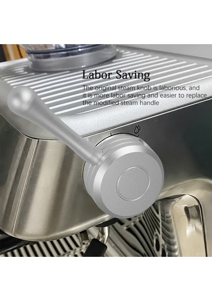 Sage/breville 870/878 Kahve Makineleri Için Kolay Kurulumlu Buhar Kolu Yükseltmesi - Sökmeye Gerek Olmayan Yedek Gümüş (Yurt Dışından) indirimleri