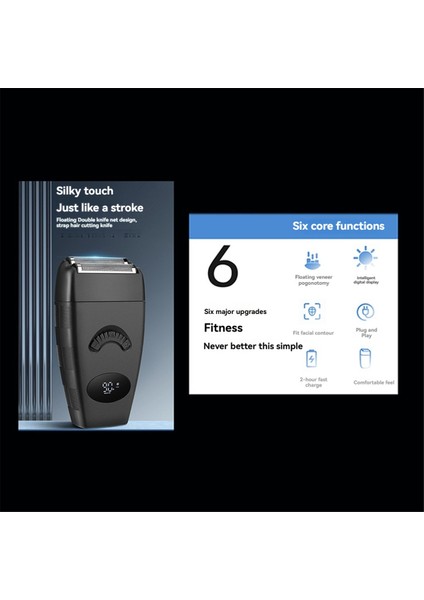 USB Şarjlı Saç Kesme Makinesi Elektrikli Saç Kesme Su Geçirmez Kel Tıraş Makinesi (Yurt Dışından) modelleri