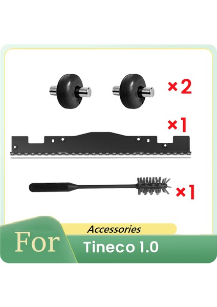 Tineco 1.0 Serisi Aksesuarları Elektrikli Süpürge Yedek Parçaları Kazıyıcı Tekerlekler Temizleme Fırçası (Yurt Dışından)