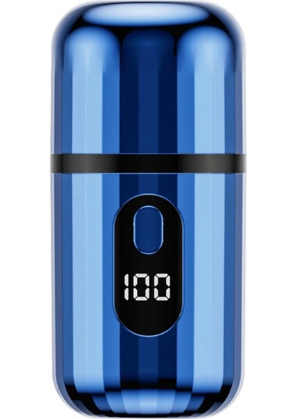 Mini Elektrikli Tıraş Makinesi Taşınabilir USB Şarj Edilebilir Tıraş Makinesi Cep Seyahat Tıraş Makinesi Yıkanabilir Taşınabilir Kablosuz Düzeltici Mavi (Yurt Dışından) fırsatları