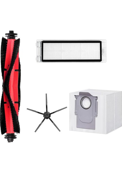 Roborock Q5 Q5+ Q5 Plus Robot Süpürge Yedek Parçaları Ana Yan Fırçalar Hepa Filtreler Toz Torbaları (Yurt Dışından) modelleri