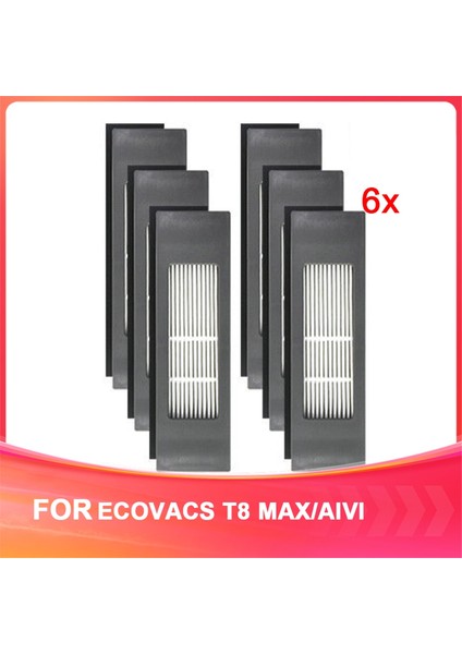 Ecovacs T8 Max/aıvı Robot Süpürge Aksesuarları Filtre Değişimi Sarf Malzemeleri (Yurt Dışından)