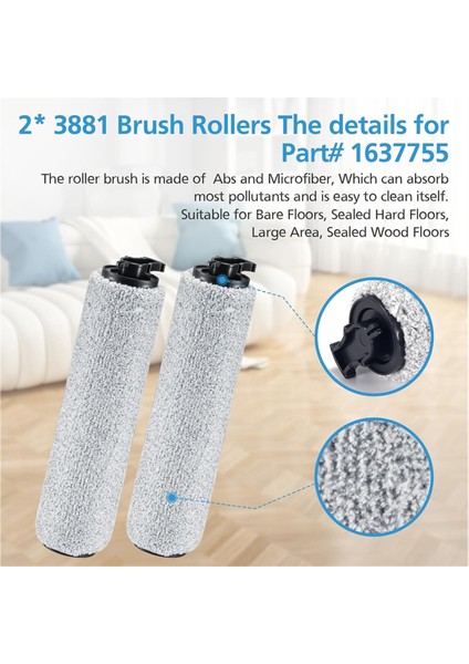 3831 Elektrikli Süpürge Fırça Rulosu + Bissell Crosswave HF2/3845N/3831 Zemin Fırçası Için Filtre Yedek Parçaları (Yurt Dışından) indirimleri