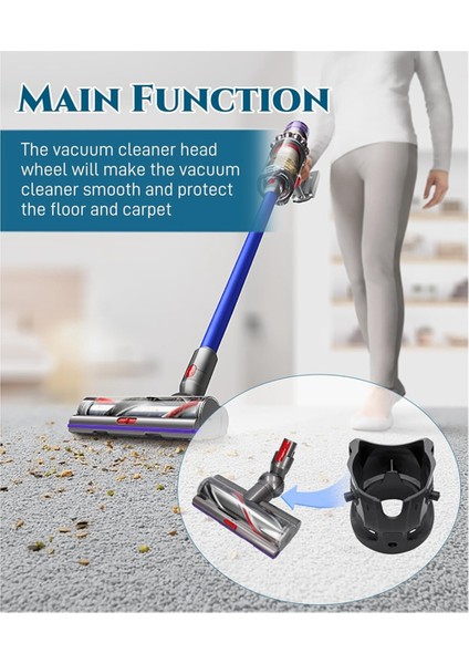 Dyson V10 V11 V15 G5 Elektrikli Süpürge Için Yüksek Torklu Temizleme Başlığı Konnektörü, 100W V-Ball Temizleme Başlığı Yedek Parçaları (Yurt Dışından) modelleri