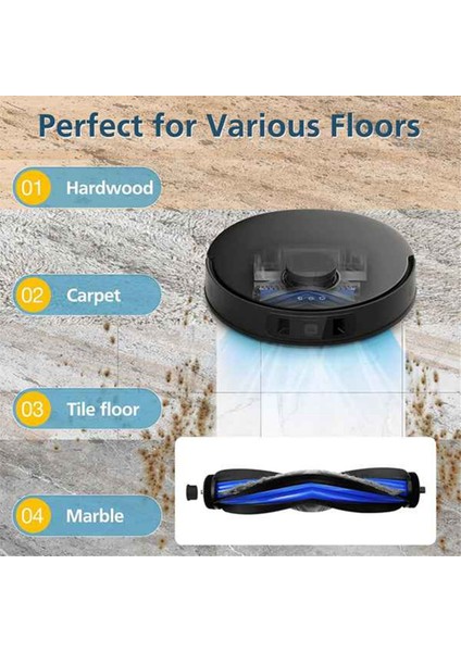 Ecovacs Deebot T50 Pro Robot Süpürge Aksesuarları Için 27 Adet Ana Yan Fırça Hepa Filtreler Toz Torbası Paspas Bezleri (Yurt Dışından) fırsatları