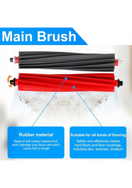 Roborock Q Revo Master Robot Süpürge Ana Yan Fırça Hepa Filtre Paspas Bezi Toz Torbaları Yedek Parçaları (Yurt Dışından) fırsatları