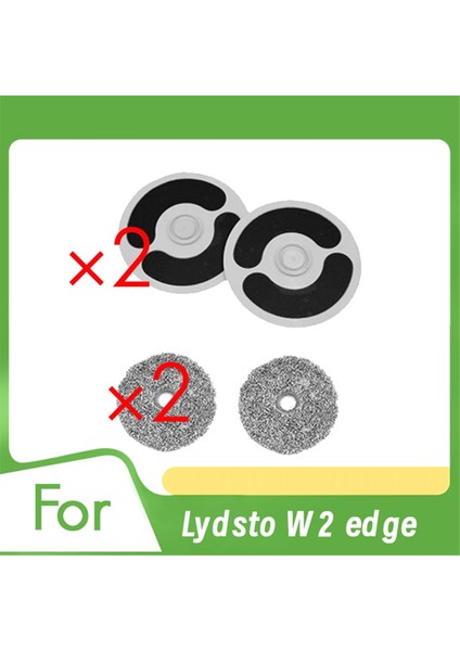 Lydsto W2 Edge Robot Süpürge Paspas Tahtası Temizleyici Paspas Takımı Için 2 Paspas Tutucu ve 2 Bez (Yurt Dışından) fiyatları