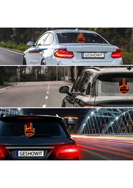 Road Mate El, 4 Emoji ve 4 Jest Parmak Titreşimli Araba El Lambası Uzaktan Kumandalı, Araba Için Komik Yol Öfkesi LED Işareti (Yurt Dışından) indirimleri