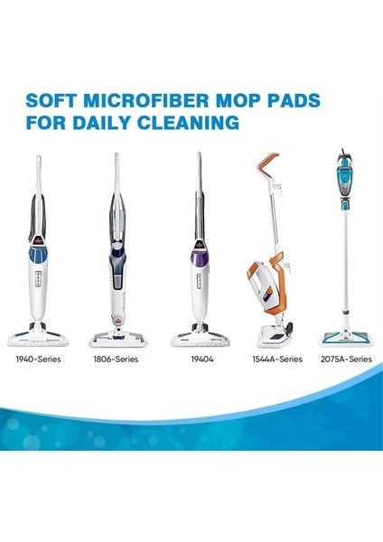Bissell Powerfresh Steam Mop 1940 1806 1440 1544 Serisi Için Buharlı Paspas Yedek Pedleri, Buharlı Paspas Pedleri Yedekleri (Yurt Dışından) modelleri