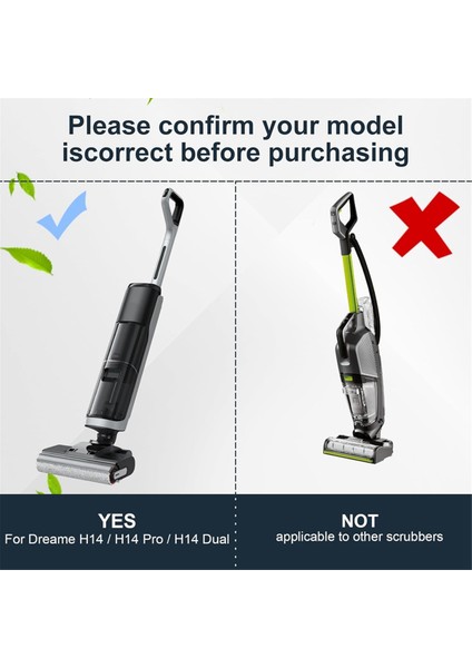Dreame H14 / H14 Pro / H14 Çift Islak ve Kuru Elektrikli Süpürge Yedek Parçaları Için Silindir Fırça Hepa Filtresi (Yurt Dışından) fiyatları