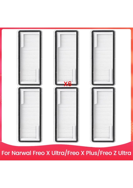 Narwal Freo x Ultra/freo x Plus/freo Z Ultra Elektrikli Süpürge Filtreleri Aksesuarları Yedek Parça Için Hepa Filtreleri (Yurt Dışından)