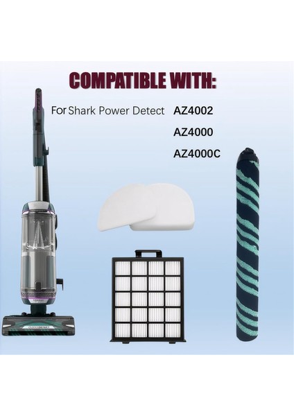 AZ4002 Filtre Shark Detect Pro/shark Power Detect Dik Vakum AZ4000 AZ4002 AZ4000C Ana Fırça Silindir Filtreleri (Yurt Dışından) fırsatları
