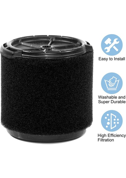 VF3700 Filtresi Ridgid Vac 3-4.5 Galonluk Dükkan Elektrikli Süpürgeleri Için Uyumlu, Islak Uygulama Köpük Filtresi WS0301VA'YA Uygun (Yurt Dışından) modelleri