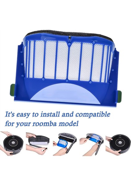 Irobot Roomba 500, 600 Serisi (550 560 650 620) Için 3 Paket Filtreli Elektrikli Süpürge Seti (Yurt Dışından) indirimleri