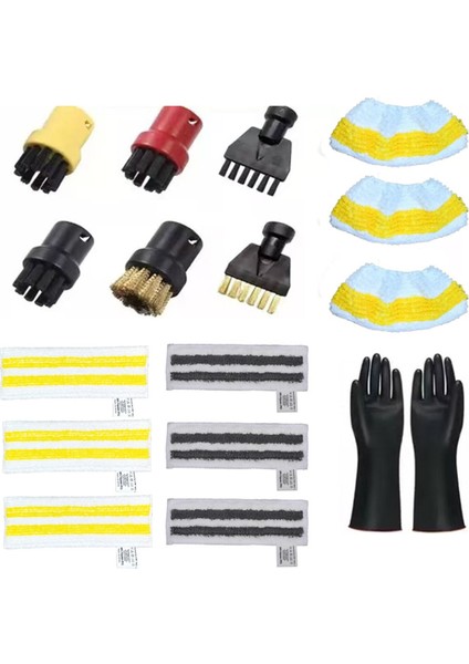 Karcher Sc1 Sc2 Sc3 Sc4 Sc5 Sc7 Buharlı Temizleyici Parça Değişimi Nozul Fırçası Paspas Bezi Inatçı Seti (Yurt Dışından)