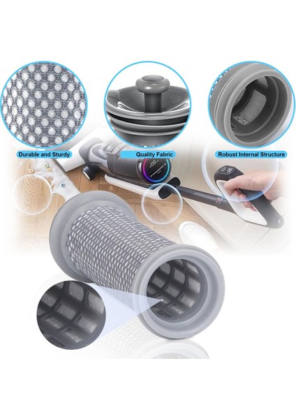 A10/A11, Pure One S11/S12, PWRHERO11 Için Yedek Filtre Kiti - 4 Ön Filtre ve 2 Hepa Filtresi Içerir (Yurt Dışından) fiyatları