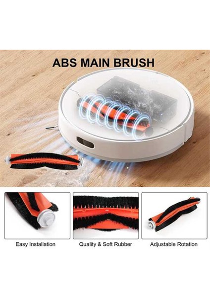 Dreame D10 Plus Z10 Pro L10 Plus Elektrikli Süpürge Yedek Parçaları Için 14 Adet Fırça Toz Torbası Filtresi ve Paspas Bezi Seti (Yurt Dışından) modelleri