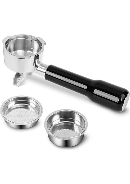 Donlim ve Casabrews Espresso Makinesi CM5418, 3700ESSENTIAL Için 2 Ağızlı 51MM Paslanmaz Çelik Portafiltre (Yurt Dışından)