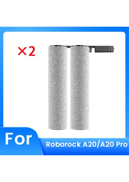 Roborock A20/A20 Pro Elektrikli Süpürge Fırçası Için 2 Adet Rulo Fırça Fırça Ruloları Yedek Parçalar Aksesuarlar (Yurt Dışından)