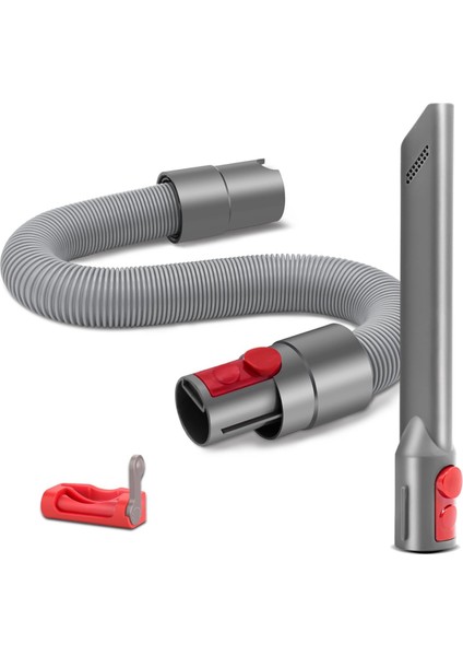 Dyson V15 V12 V8 V11 V10 V7 Absolute Detect Kablosuz Elektrikli Süpürge Ataşmanı Için Dar Alan Temizleme Aleti + Esnek Uzatma Hortumu Seti (Yurt Dışından)