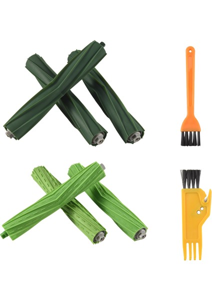 Irobot Roomba I3 I7 E5 E6 Serisi Robot Süpürge Aksesuarları Için 3 Çift Ana Kauçuk Fırça Yedeği (Yurt Dışından) modelleri