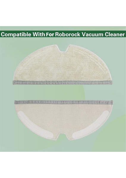 Roborock E Serisi, Q5, Q5 Pro, Q5 Pro+, Q7, Q7MAX, Q8MAX, Q8MAX+, S5, S5 Max, Robot Süpürge Için Mikrofiber Paspas Bezi (Yurt Dışından) modelleri
