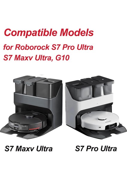 Roborock S7 Pro Ultra/s7 Maxv ULTRA/G10S Vakum Baz Istasyonu Filtre Lavaboları Parçaları Yüksek Hızlı Dock Kendi Kendini Temizleyen Fırça (Yurt Dışından) indirimleri