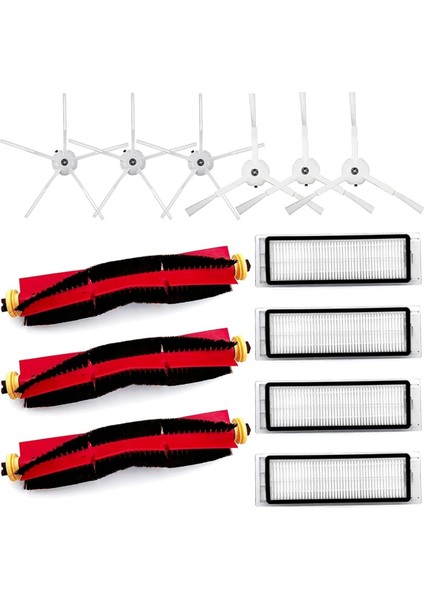 Xiaomi Roborock S6 Pure, S6, E4, S4 Max, S6 Maxv, S5, S5 Max, S4, E2, E3, E5 E20 E25 E35 S50 S65 Fırça Filtreleri (Yurt Dışından)