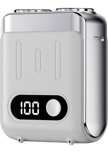 Taşınabilir Elektrikli Tıraş Makinesi Seyahat Düzeltici Dijital Ekranlı Elektrikli Sakal Tıraş Makinesi Tıraş Aleti Seyahat Tıraş Makinesi Gümüş (Yurt Dışından) indirimleri