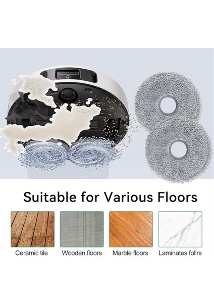 Dreame Mova E30 Ultra Robot Süpürge Yedek Parçaları Ana Yan Fırça Hepa Filtre Paspas Pedi Toz Torbası (Yurt Dışından) indirimleri