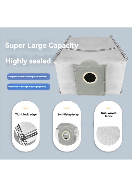 Ecovacs Deebot T50 X8 Pro Robot Süpürge Aksesuarları Için 20 Adet Toz Torbası Büyük Kapasiteli Yedek Torbalar (Yurt Dışından) indirimleri