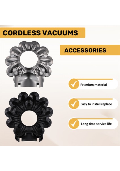 Dyson V7 V8 Kablosuz Elektrikli Süpürge Için Kapak Değişimi, Dyson V8 Parçaları, Evrensel Cyclone Kapağı, Emiş Gücünü Geri Kazandırır (Yurt Dışından) indirimleri