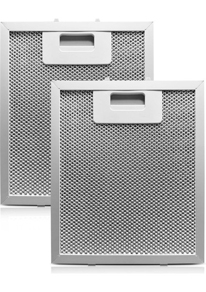 2 Adet W10915369 Davlumbaz Yağ Filtresi W10727013 Whirlpool, Jenn Air, Kitchen Aid, Alüminyum Ağ Yağ Havalandırma Filtresi (Yurt Dışından)