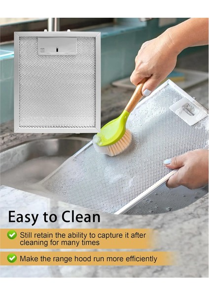 2 Adet W10915369 Davlumbaz Yağ Filtresi W10727013 Whirlpool, Jenn Air, Kitchen Aid, Alüminyum Ağ Yağ Havalandırma Filtresi (Yurt Dışından) modelleri