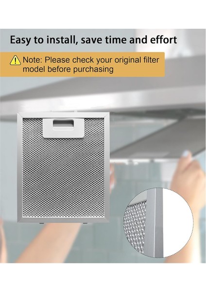 2 Adet W10915369 Davlumbaz Yağ Filtresi W10727013 Whirlpool, Jenn Air, Kitchen Aid, Alüminyum Ağ Yağ Havalandırma Filtresi (Yurt Dışından) indirimleri