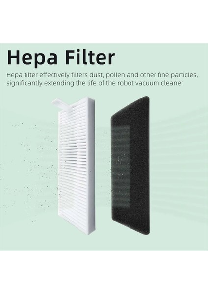 Imou L11 Pro, Honiture Q6 Pro, Laresar L6 Pro, Airrobo T10+, Arnagar S8 Pro Parçaları Ana Yan Fırça Filtresi Paspas Için (Yurt Dışından) fiyatları