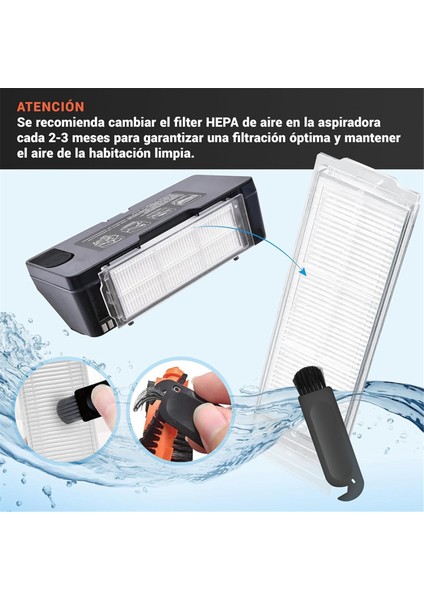 Xiaomi Serisi Mop 2s / P / Pro/vacuum S12 / S10EU Serisi Robot Süpürge Yedek Filtre Aksesuarları Için Hepa Filtreler (Yurt Dışından) indirimleri